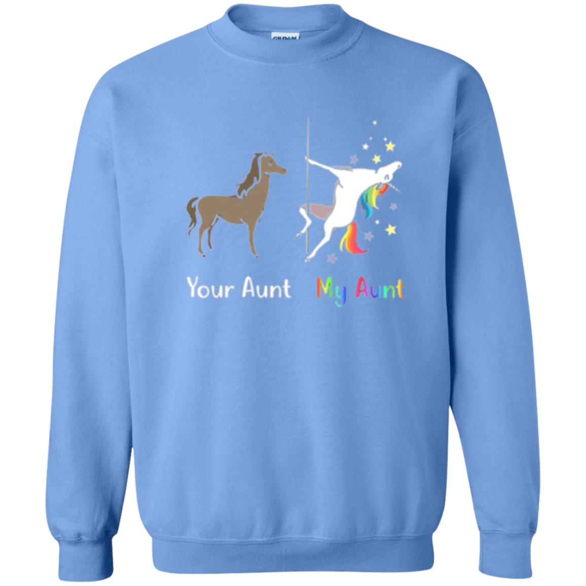 Unicorn T-shirt Your Aunt My Aunt Carolina Blue