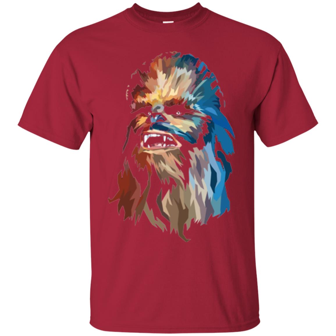 Chewbacca Art T-shirt Cardinal