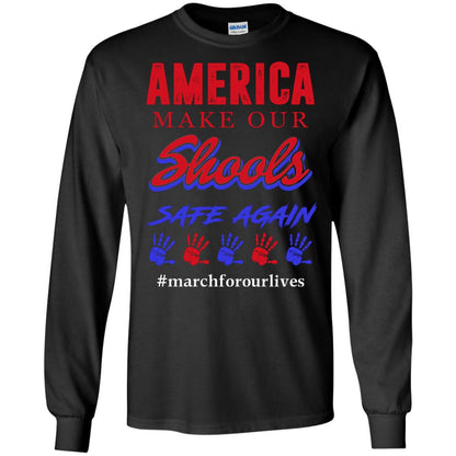 America Make Our Schools Safe Again Black