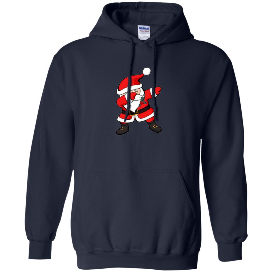 Christmas T-shirt Dabbing Santa Claus Christmas Dab Novelty Navy
