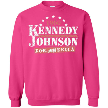 Presidential Campaign T-shirt Vintage Kennedy Johnson 1960 Heliconia