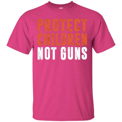 Protect Children Not Guns Quote Shirt Heliconia