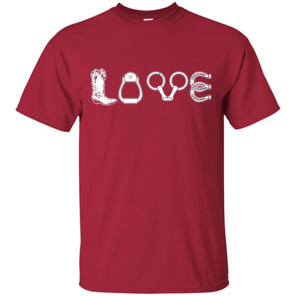 Love Riding Horse Shirts Cardinal