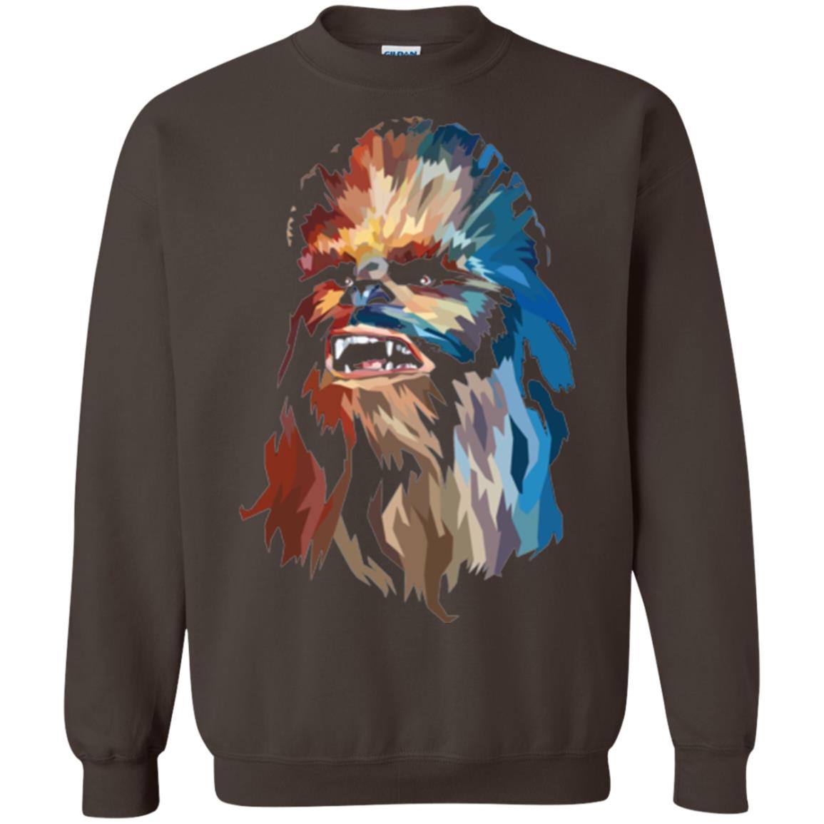 Chewbacca Art T-shirt Dark Chocolate