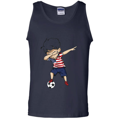 Dabbing Soccer Boy United States Jersey Shirt Usa Football Navy