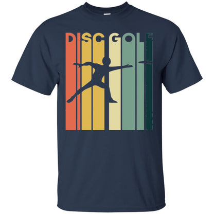 Disc Golf Retro Vintage T-shirt Navy