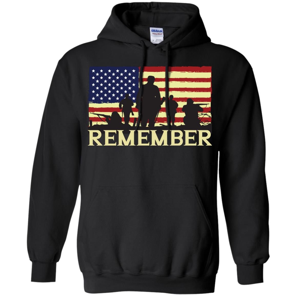 Military Of United States Memorial Day Shirt Black