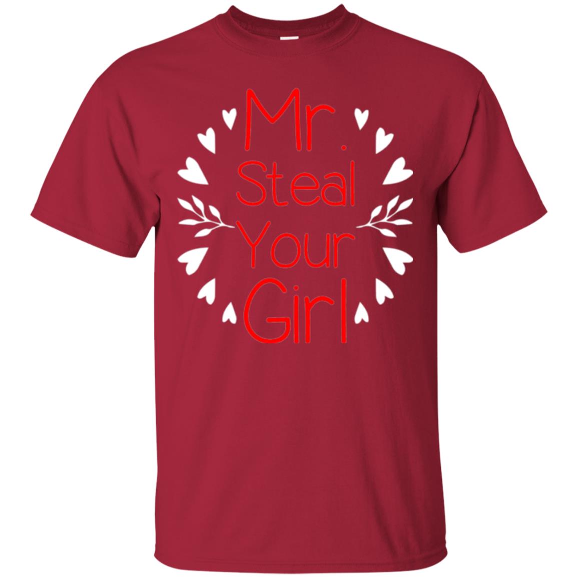 Funny Valentines Day Shirt Mr Steal Your Girl Cardinal