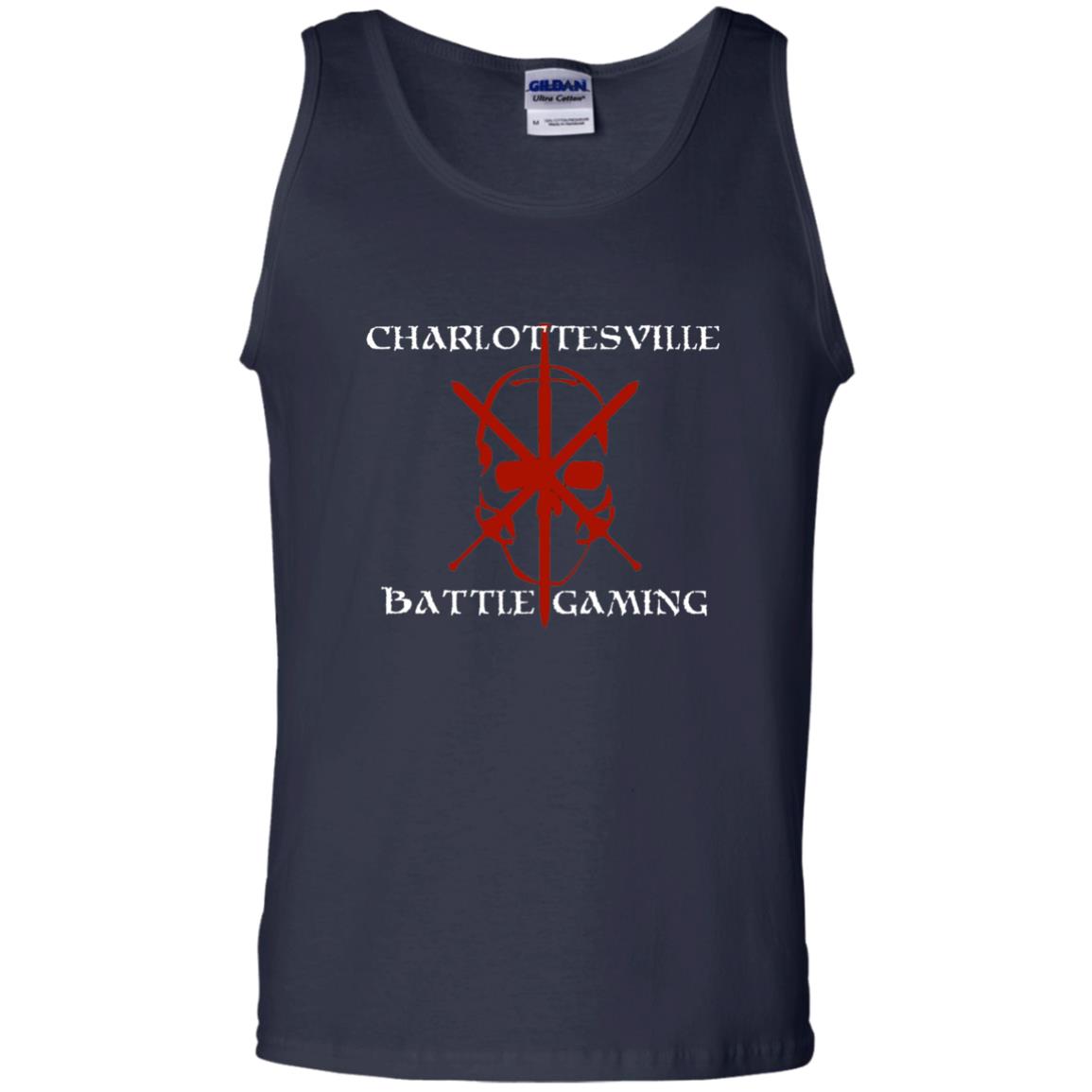 Charlottesville Battle Gaming Gamer T-shirt Navy