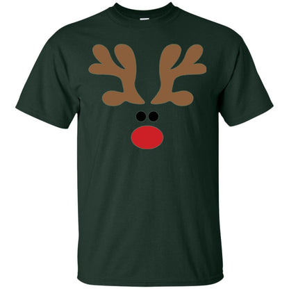 Christmas T-shirt Reindeer Forest Green