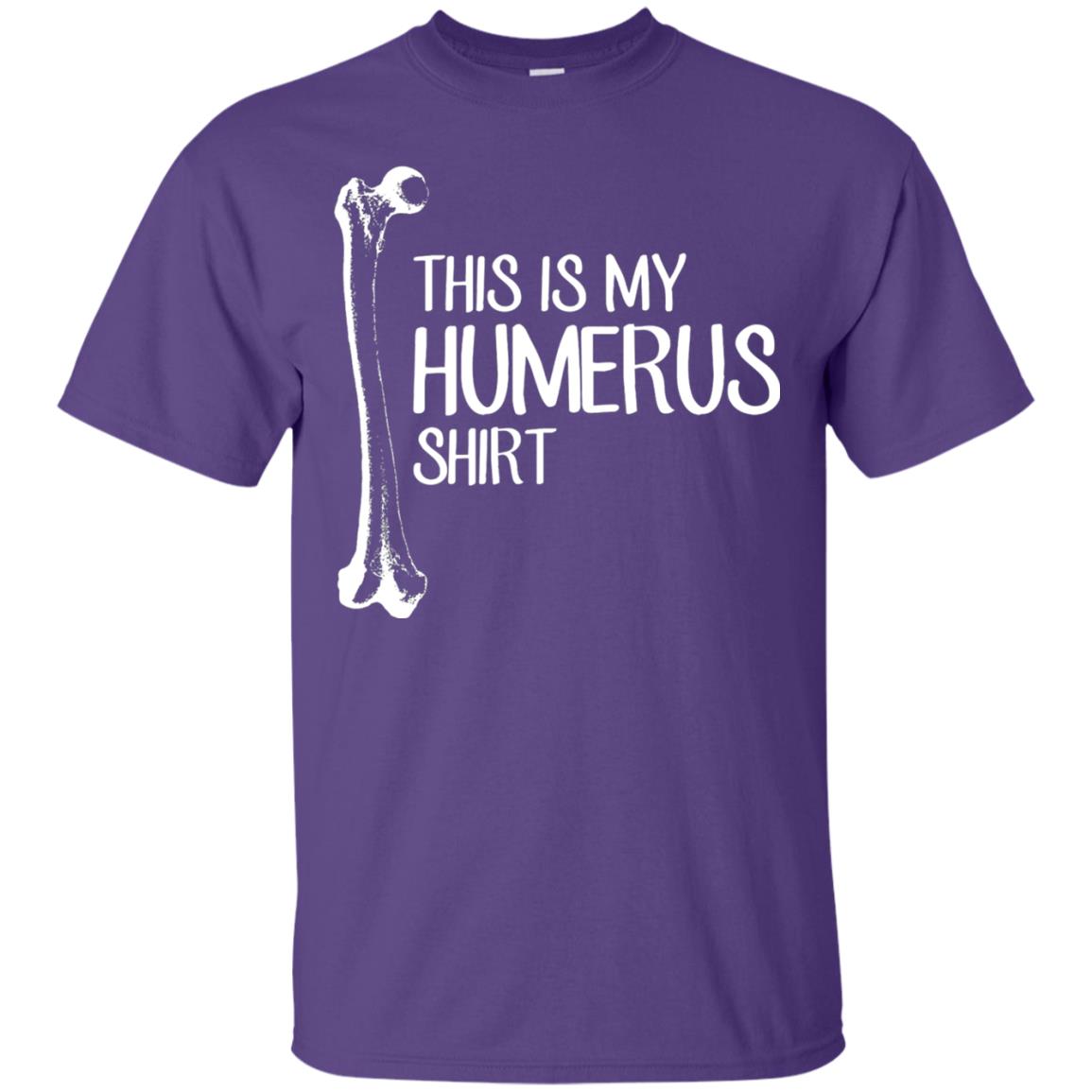 This Is My Humerus Science T-shirt Purple
