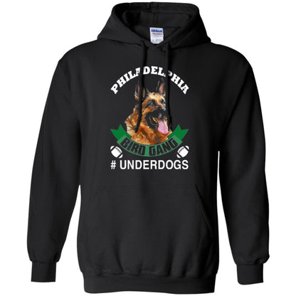 Football Lover T-shirt Philadelphia Bird Gang Underdogs 2018 Black