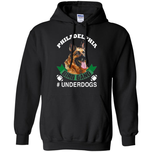 Football Lover T-shirt Philadelphia Bird Gang Underdogs 2018 Black