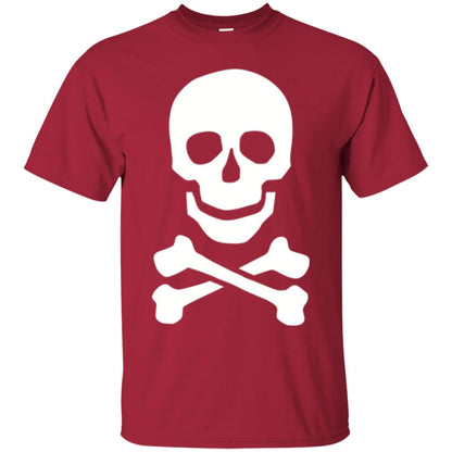 Skull Crossbones T-shirt Cardinal