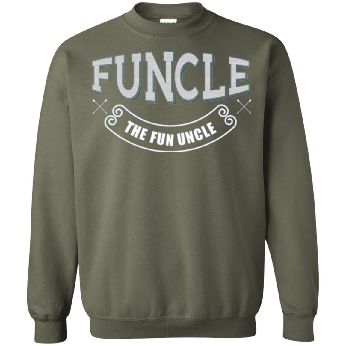 Funcle The Fun Uncle T-shirt Military Green