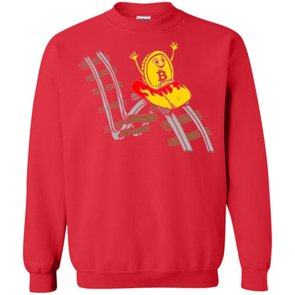 Bitcoin Rollercoaster T-shirt Red