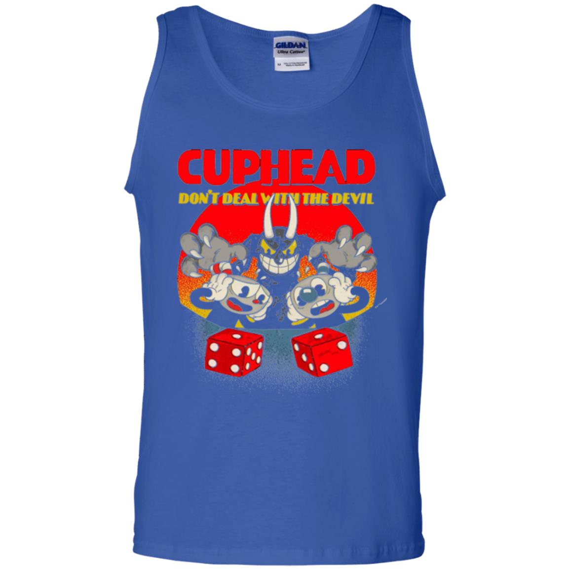 Video Game T-shirt Cuphead And Mugman Devil_s Dice Royal