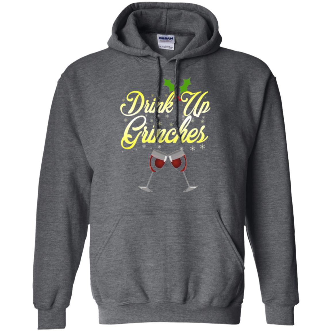 Christmas T-shirt Drink Up Grinches Dark Heather