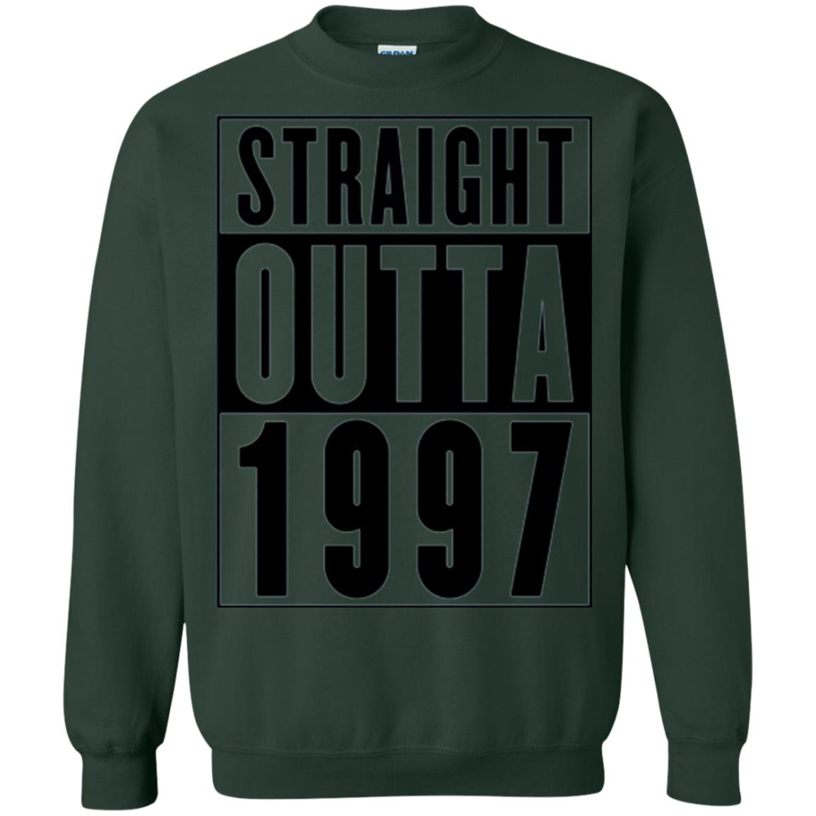 Straight Outta 1997 Cool 21st Birthday T-shirt Forest Green
