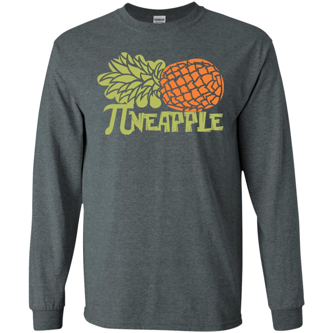Cool Pineapple Pi Day T-shirt Dark Heather