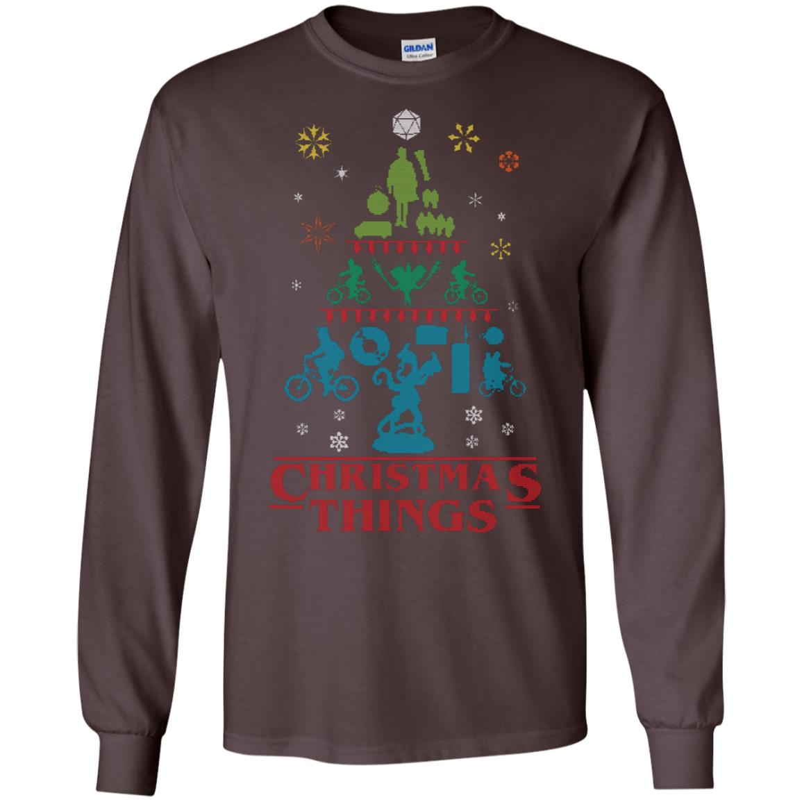 Christmas Things Shirts Dark Chocolate