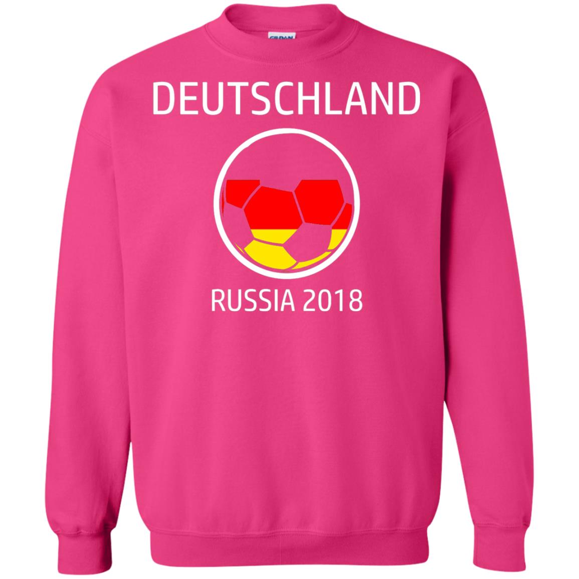 Deutschland Team Russia 2018 Soccer Fan T-shirt Heliconia