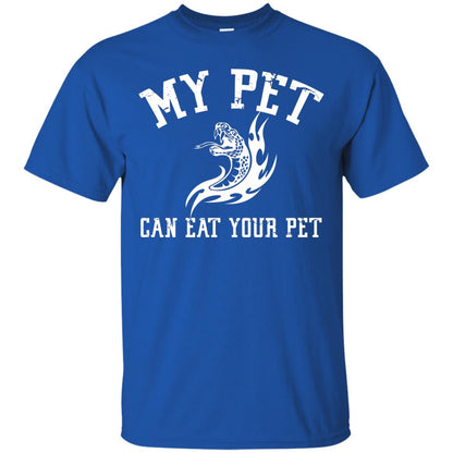My Pet Can Eat Your Pet Snack Lover T-shirt Royal