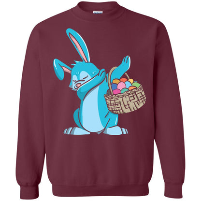 Easter Bunny Dab Easter Shirt Maroon