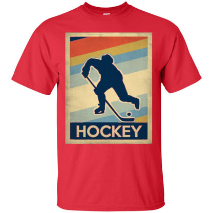 Vintage Hockey T-shirt Red