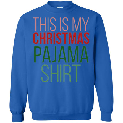 Christmas T-shirt This Is My Christmas Pajama Royal