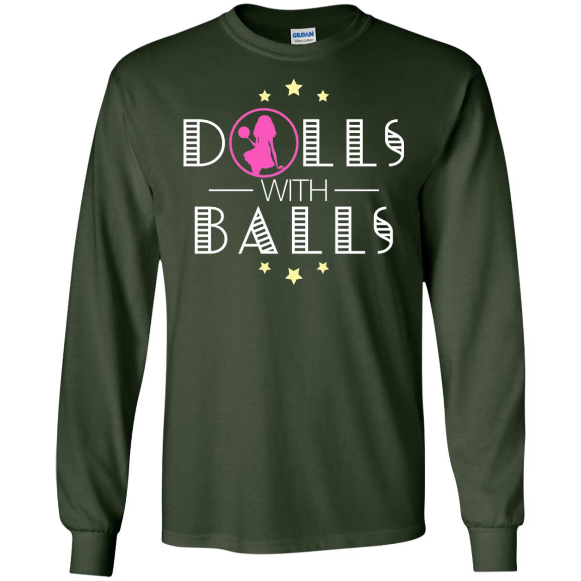 Bowling Lover T-shirt Dolls With Balls T-shirt Forest Green