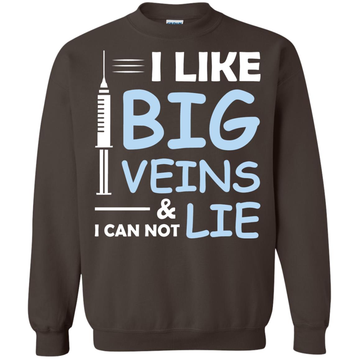 I Like Big Veins And I Can Not Lie Phlebotomist T-shirt Dark Chocolate