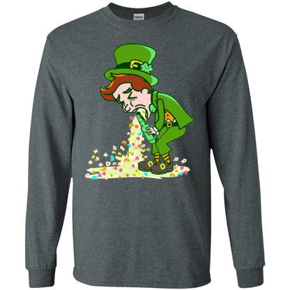 Saint Patty's Day Leprechaun St. Patricks Day T-shirt Dark Heather