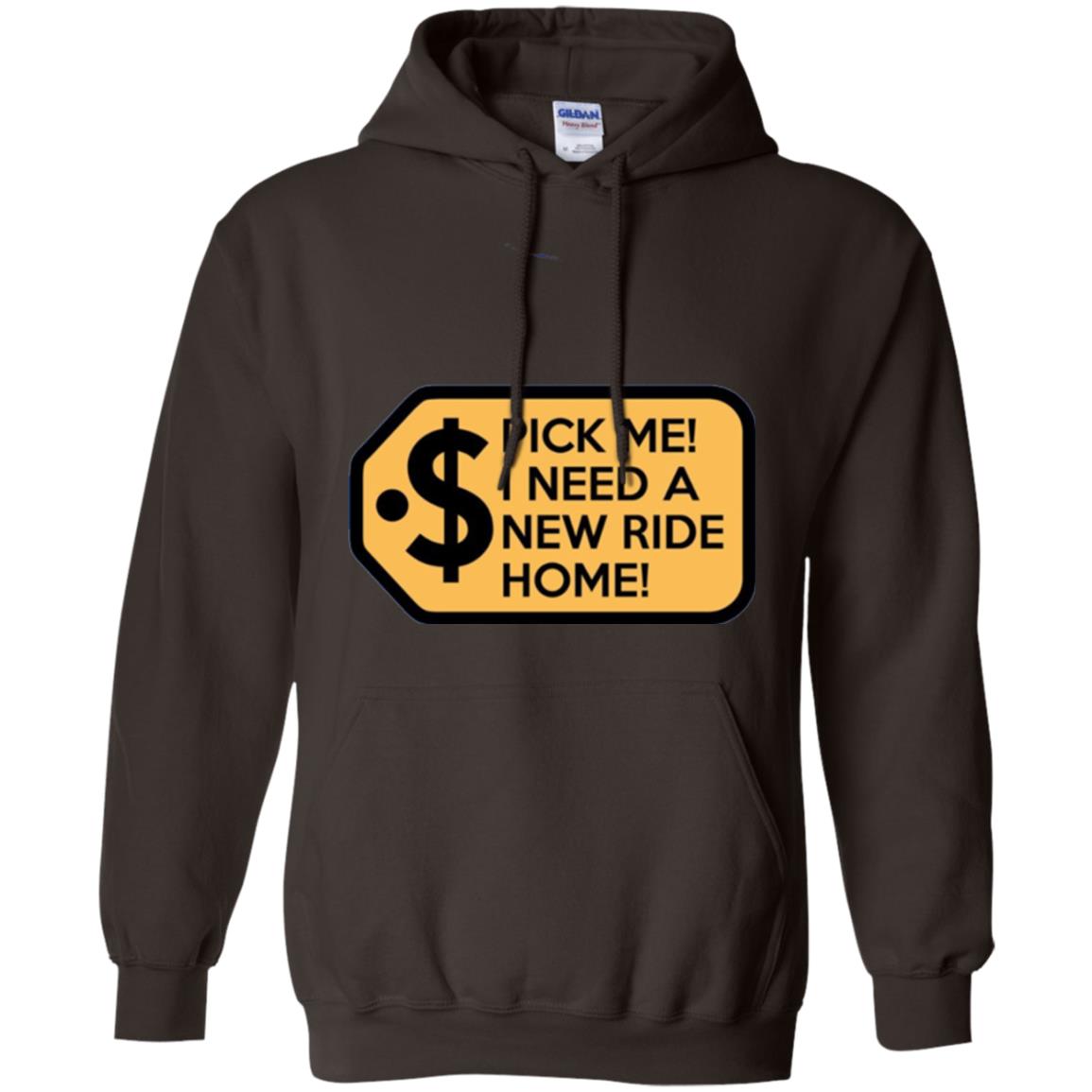 Pick Me I Need A New Ride Home Game Show T-shirt Dark Chocolate
