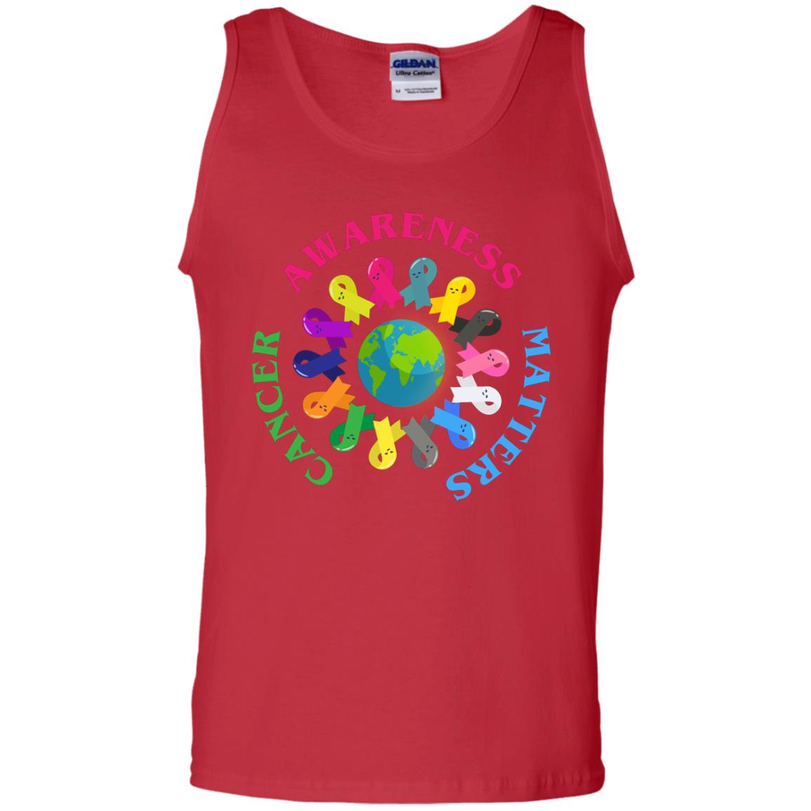 All Cancer Ribbons For All Cancer Awareness T-shirt Red