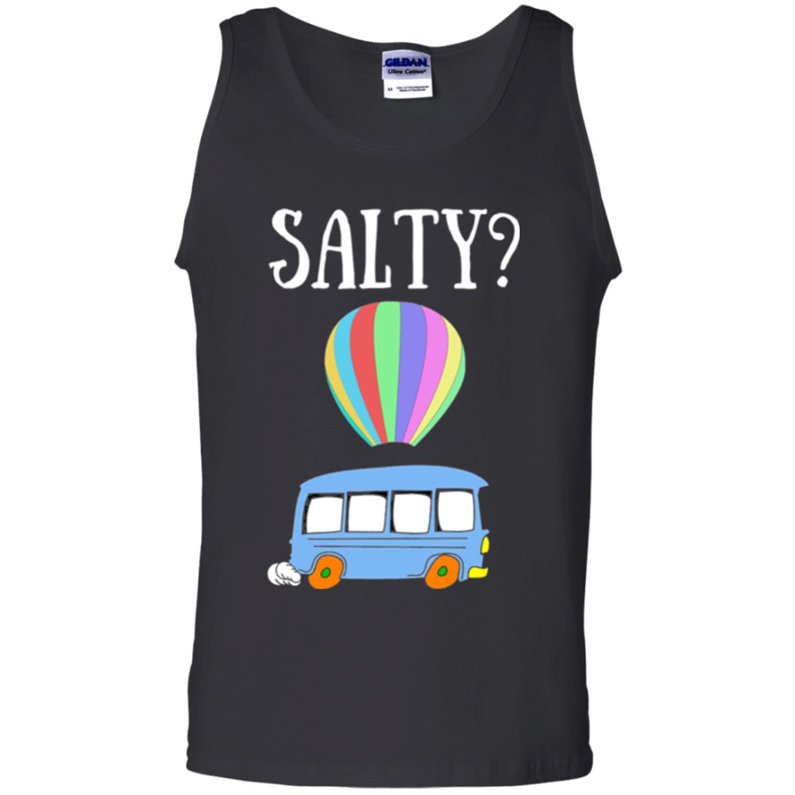 Salty Humorous Parody T-shirt Black