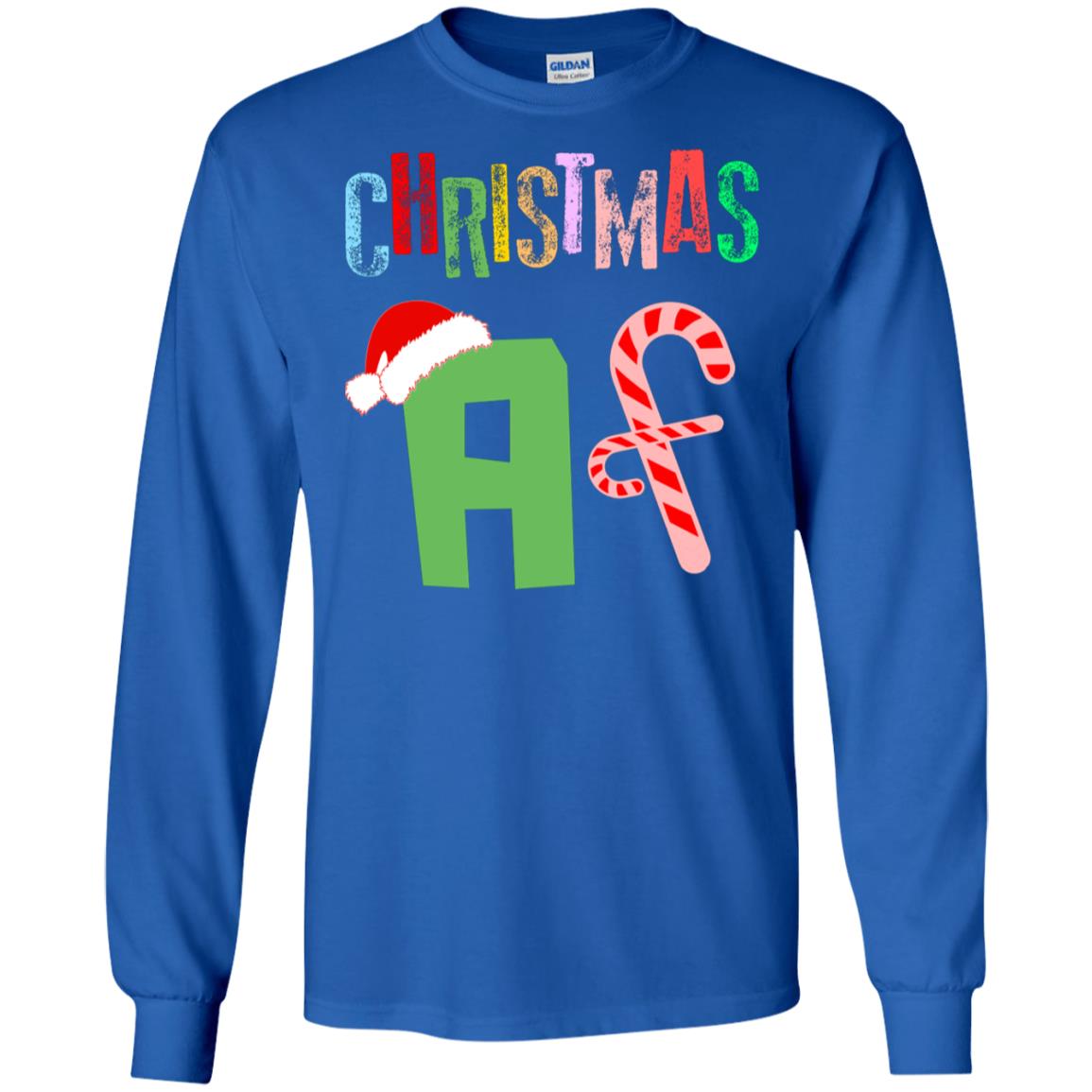 Chrismas Af X-mas Gift Shirt For Mens Or Womens Royal