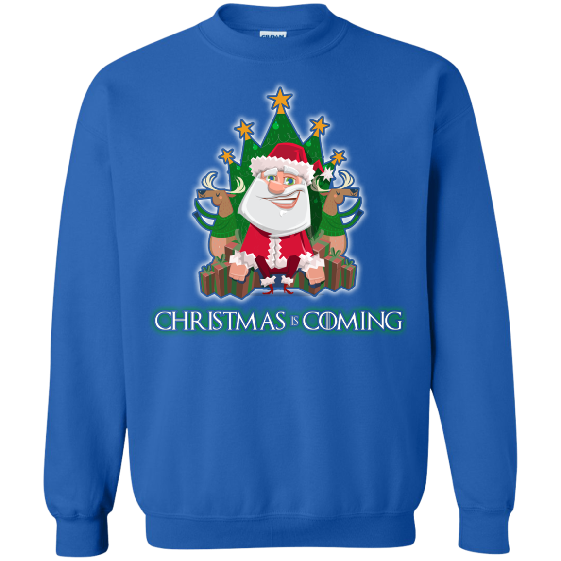 Christmas Is Coming T-shirt Royal
