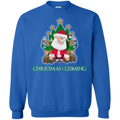 Christmas Is Coming T-shirt Royal