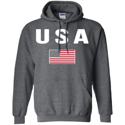 American Flag Us America United States T-shirt Dark Heather
