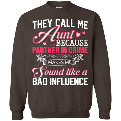 Aunt T-shirt They Call Me Aunt Dark Chocolate