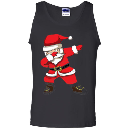 Christmas T-shirt Dabbing Santa Christmas T-shirt Black
