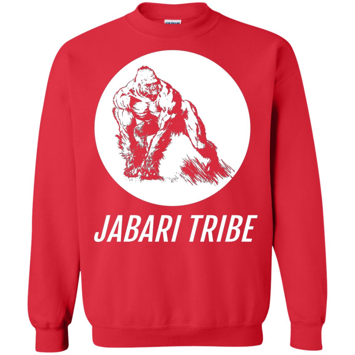 Jabari Tribe White Gorilla T-shirt Red