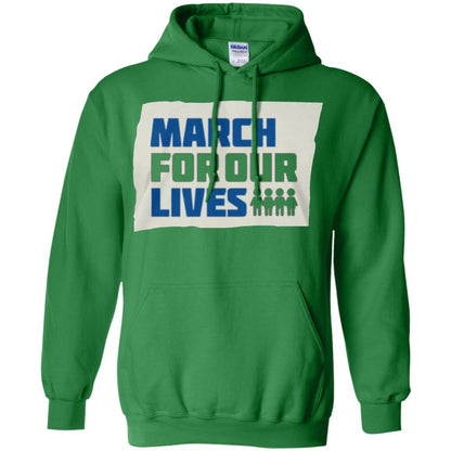 March For Our Lives Anti Gun T-shirt Irish Green
