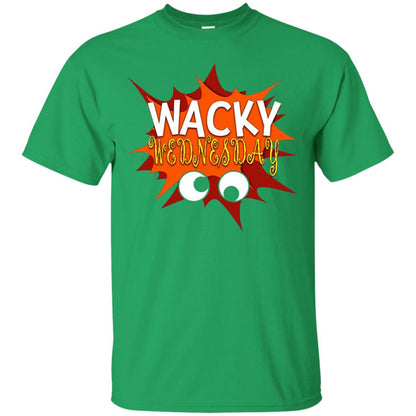 Wacky Wednesday Googly Eyes Silly T-shirt Irish Green