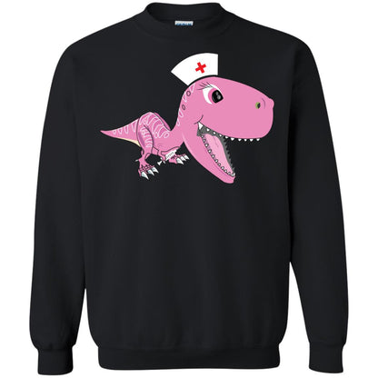 Dinosau-nurse Dinosaurus Nursing Shirt Black