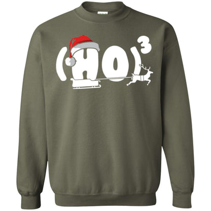 Christmas T-shirt Ho Ho Ho Military Green