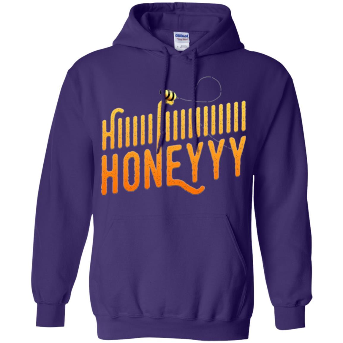 Bee T-shirt Hi Honey T-shirt Purple