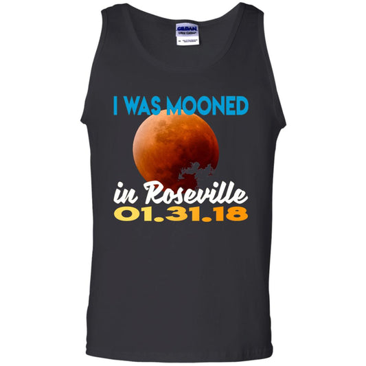 Mooned In Roseville Lunar Eclipse Matching Family T-shirt Black