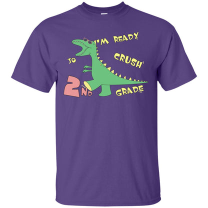 Im Ready To Crush 2nd Grade Back To School Seconde Grade 2019 Shirt Purple